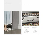 Foret Shoe Cabinet Slim Storage Rack Organiser Wooden Shelf Cupboard Flip Drawer