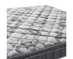 Foret Bed Mattress Queen 5 Zone Euro Top Bedding Foam Medium Firm 25cm