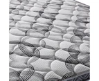 Foret Bed Mattress Double 5 Zone Euro Top Bedding Foam Medium Firm 25cm