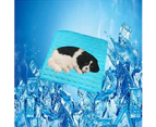 Pet Cooling Mat Cat Dog Puppy Sofa Gel Non Toxic Bed Summer Self cool Cold Pad