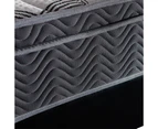 Foret Bed Mattress Single 5 Zone Euro Top Bedding Foam Medium Firm 25cm