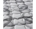 Foret Bed Mattress King 5 Zone Euro Top Bedding Foam Medium Firm 25cm