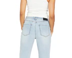 Volcom Women's Stone Step High Rise Jeans - Retro Blue