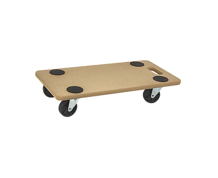 200kg Heavy Duty Hand Dolly Furniture Wooden Trolley Cart Moving Platform Mover