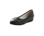 RIVERS - Womens Shoes -  Leathersoft Bethel Comfort Wedge Shoe - Black