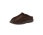 RIVERS - Mens Winter Slippers - Brown Mules - Slip On - Smart Casual Footwear - Torrent - Round Toe - Warm Fleece Lined - Moccasins - Cozy Shoes - Brown