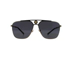 Mens Versace Sunglasses Ve 2238 Gold Matte Black/ Dark Grey Sunnies Metal