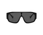 Womens Versace Sunglasses Ve4439 Fashion Spectacles Black/ Dark Grey Sunnies Nylon
