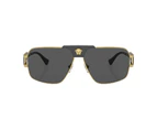 Mens Versace Sunglasses Ve 2251 Black Gold/ Dark Grey Sunnies