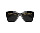 Womens Versace Sunglasses Ve 4418 Black/ Dark Grey Sunnies