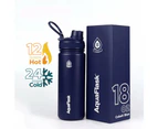 Aquaflask Original Vacuum Insulated Water Bottles 530ml (18oz) - Aquamarine
