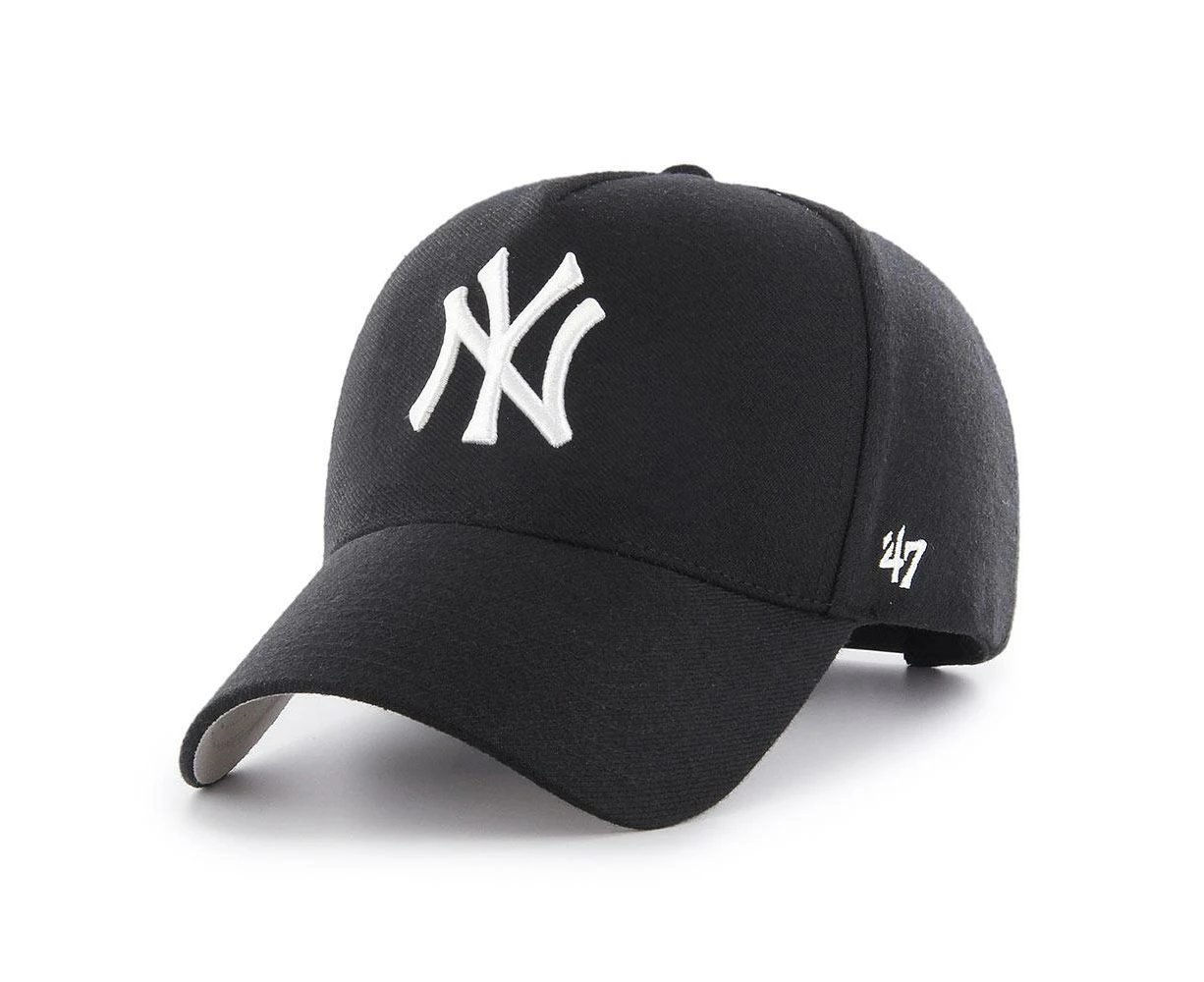 47 New York Yankees Unisex Black/White MLB MVP DT SNAPBACK Cap