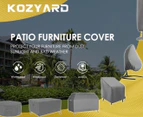 KOZYARD Outdoor Patio Furniture Cover Rectangular Table Chair Cover Waterproof UV Resistance ( 180*140*75cm) Variant Size Value 180*140*75cm