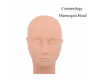 Mannequin Head Makeup Cosmetology Training Head With Practice Strip Lashes Set