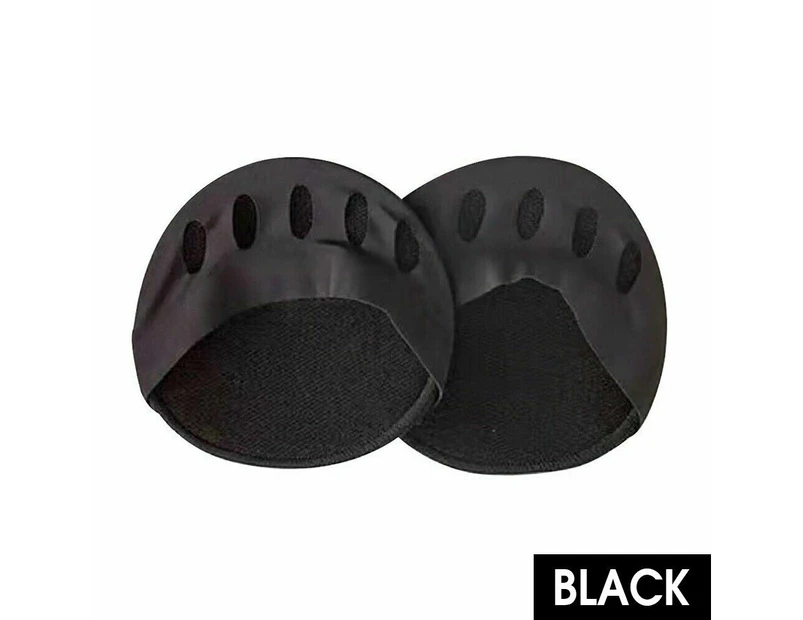 Black*2 pairs Honeycomb Fabric Forefoot Pads Keeps Our Feet Toes and Arches Protected