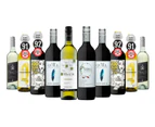 Backyard Wine Tasting Red & White Wines Mixed - 10 Bottles with Silver Medal & 4 Star Rated Wines