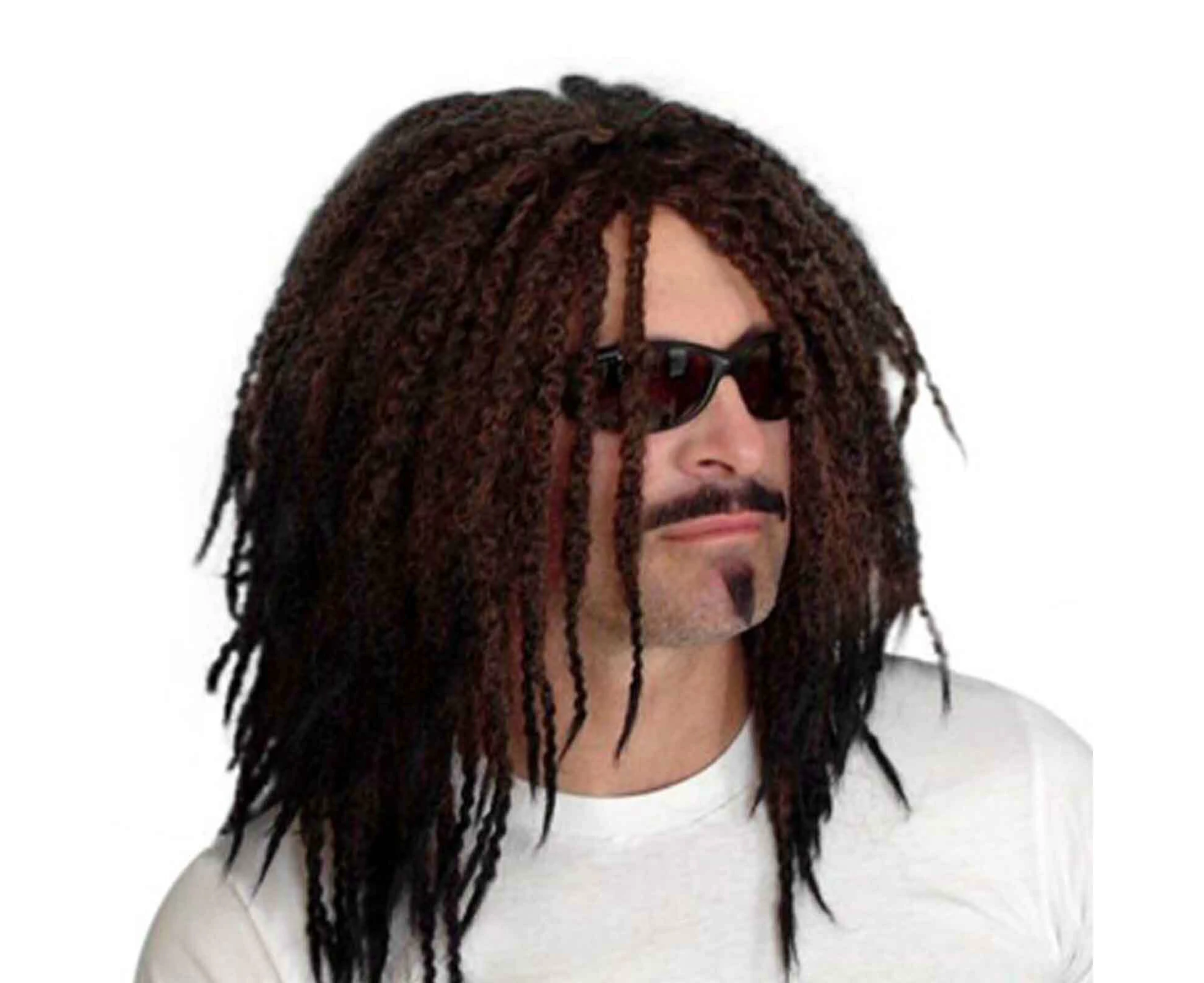 Rasta Deluxe Dark Brown Wig (Dreadlocks) - Adult Size