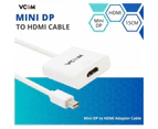 0.15M Mini Displayport DP to HDMI Adapter Cable Converter PC Mac 4K DVI iMac TV Monitor VCOM