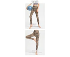 Leggings for Women (Ultra Soft Stretch) High Waisted Yoga Pants Tummy Control-green