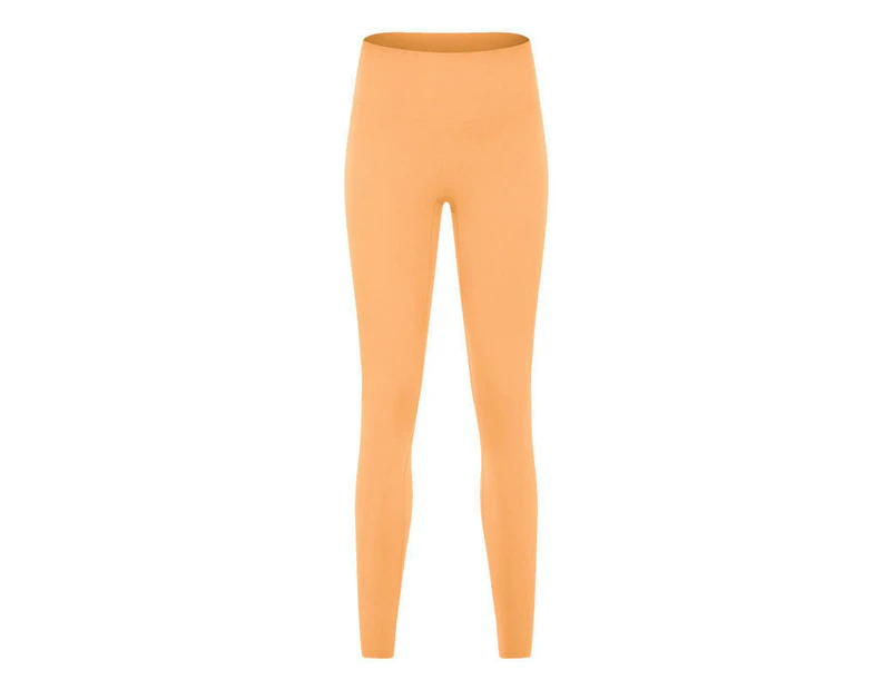 Leggings for Women High Waisted Tummy Control Yoga Pants Workout Running Leggings-Boston Orange