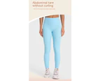 Leggings for Women High Waisted Tummy Control Yoga Pants Workout Running Leggings-Blue