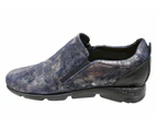 Flex & Go Hiedi Womens Comfortable Leather Shoes Made In Portugal - Navy