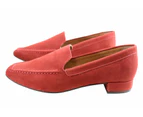 Orcade Karin Womens Leather Low Heel Shoes Made In Brazil - Red