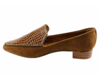 Orcade Quinta Womens Leather Low Heel Shoes Made In Brazil - Tan