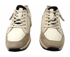 Tamaris Cathy Womens Comfortable Leather Lace Up Casual Shoes - Ivory