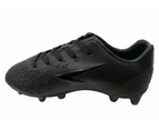 Sfida Pace Junior Wide Kids/Youths Comfortable Football Boots - Black/Black