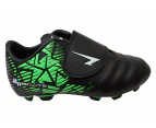 Sfida Rapid Junior V Kids/Youths Comfortable Football Boots - Black/Green