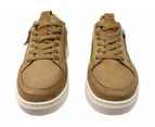 Tamaris Cassie Womens Comfortable Leather Lace Up Casual Shoes - Camel