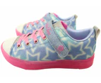 Skechers Girls Kids Twinkle Sparks Ice Dreamsicle Comfortable Shoes - Light Blue Multi
