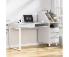 Artiss Computer Desk Office Study Desks Table Drawer Bookshelf