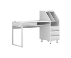 Artiss Computer Desk Office Study Desks Table Drawer Bookshelf