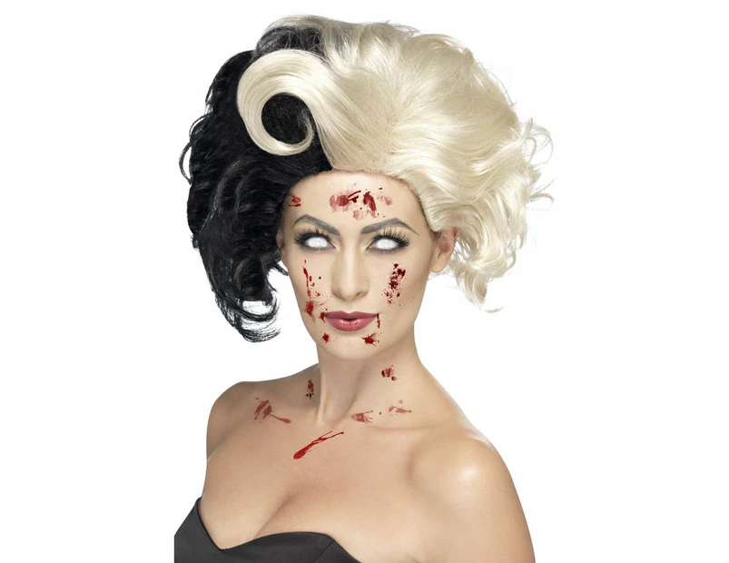 101 Dalmatians Cruella De Vil Deluxe Evil Wig Costume Accessory Size: One Size Fits Most