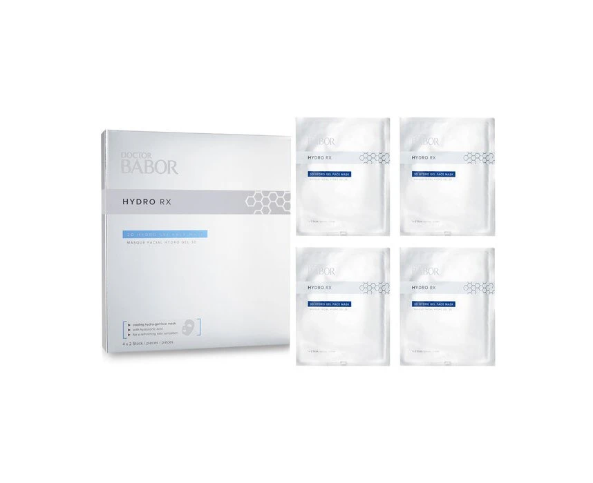 Babor Doctor Babor Hydro RX 3D Hydro Gel Face Mask 4pcs