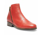 Womens Footwear Wide Steps Lido Red Glove Boot