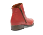 Womens Footwear Wide Steps Lido Red Glove Boot