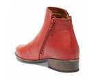 Womens Footwear Wide Steps Lido Red Glove Boot