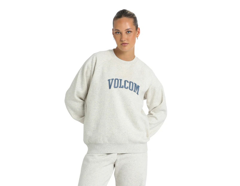 Volcom Women's Get More Crew - Oat Marle