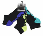 10 Pairs Mens Bonds Low Cut Sports Ankle Gym Running Cushioned Active Socks - Assorted