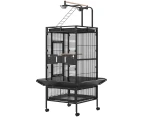 Oppsbuy Bird Cage 153cm Large Aviary Parrot Budgie Top Play Stand Alone Wheels w/ Brake