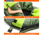 Sleeping Bag Wearable Waterproof Sleeping Bags With Zippe Red Holes For Arms Portable Envelope Sleeping Bags Unisex For Camping Backpacking Hiking