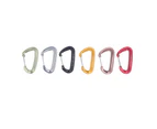 6Pcs D Ring Carabiner Snap 3In 12Kn Locking Carabiner Clip Hook Sport Accessories For Outdoor Camping Hiking