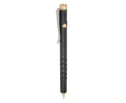 Bolt Action Pen Aluminum Crown Solid Brass Pen Writing Edc Pocket Ballpoint For Business Signature Gifting Black