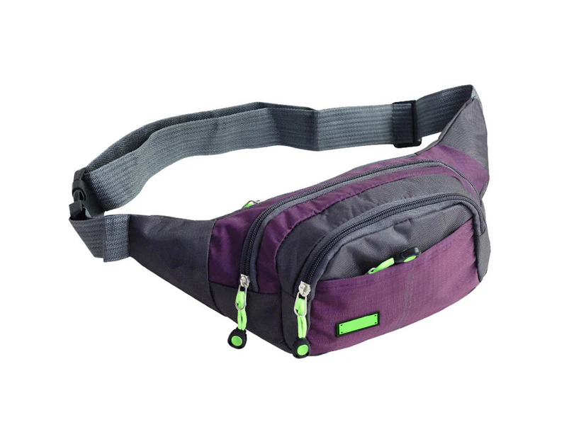 Waterproof Sport Waist Pack Bags Lightweight Fanny Pack Zipper Pockets Phone Wallet Shoulder Bag For Men Women Hiking Running