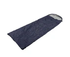 Adult Outdoor Envelope Sleeping Bag With Hood Waterproof For Camping Hiking Backpackingcyan