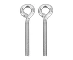 2Pcs M12 Eye Bolt Stainless Steel Ring Bolts Machine Welded Closed Screw Rod Eye Screw Bolts