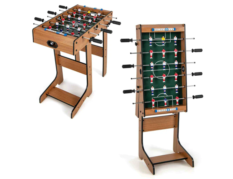 Costway Foosball Table Foldable Football Shoot Tabletop Family Party Game Home Fun Toys